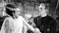 Elsa Lanchester y Boris Karloff en La Novia de Frankenstein (1935)