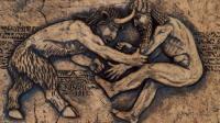 Lucha de Enkidu y Gilgamesh