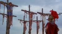 Crucifixión en la genial sátira La Vida De Brian de Monty Python