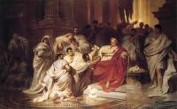 Asesinato de Cesar, por Karl Theodor von Piloty (1865)